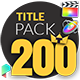 typoking animated titles for final cut pro x free download